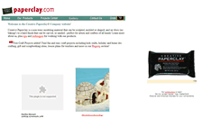 Desktop Screenshot of paperclay.com
